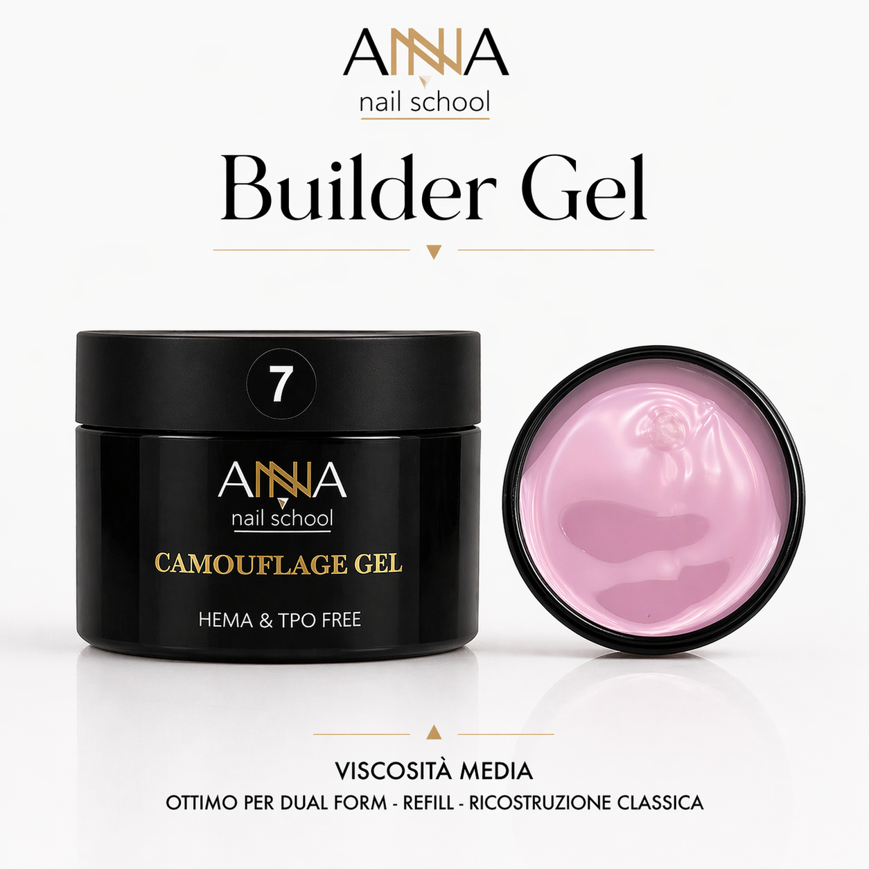 Camouflage gel Rosa n. 7 30ml.