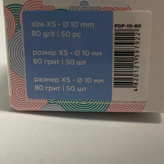 50 pezzi di dischi di ricarica per PODODISC misura XS