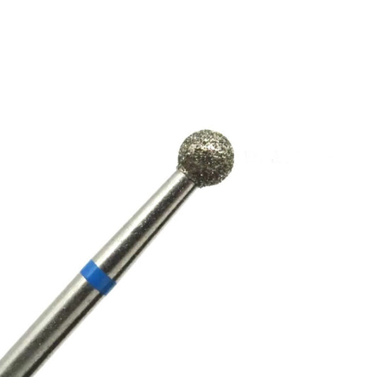 Punta diamantata Sfera , blu , diametro 4,0 mm