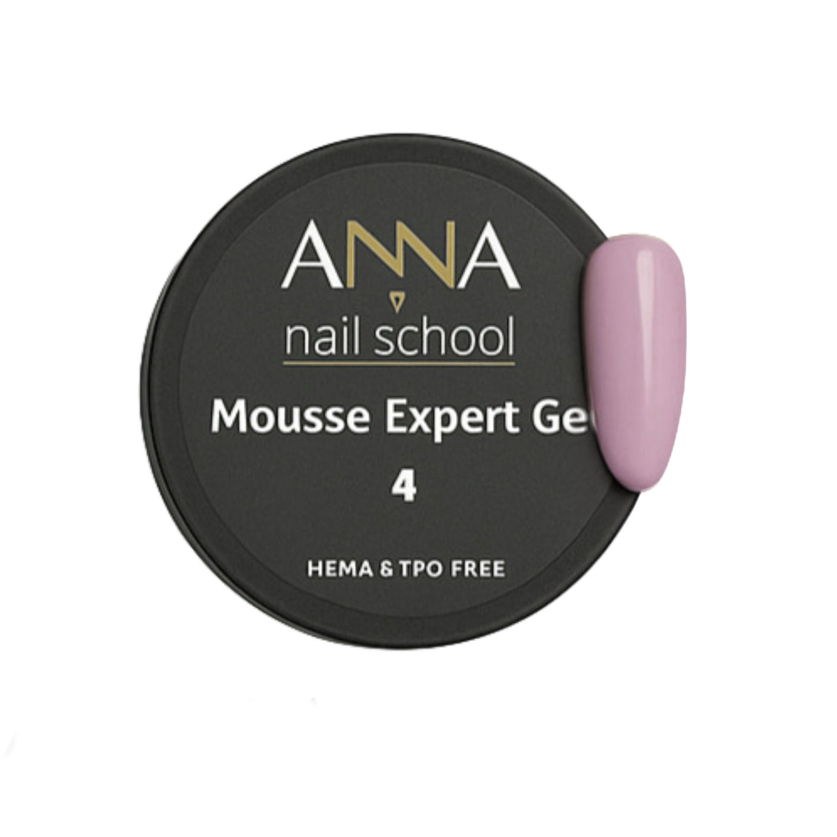 Mousse Expert Gel colore Rose n.4 15 ml. Hema &TPO free