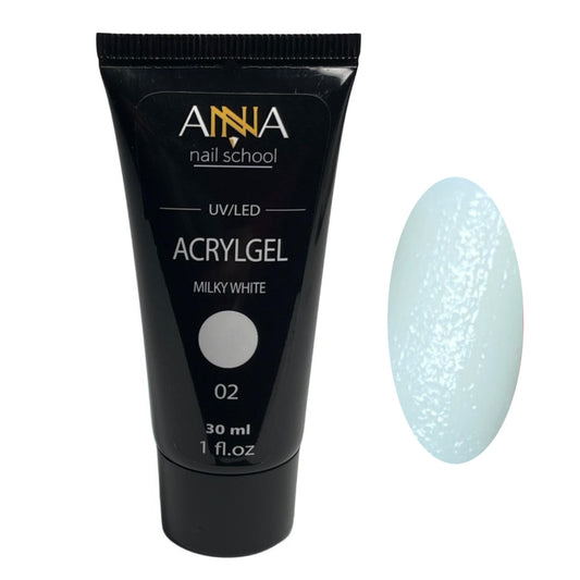 Acrylgel Milky White n.2 30g.