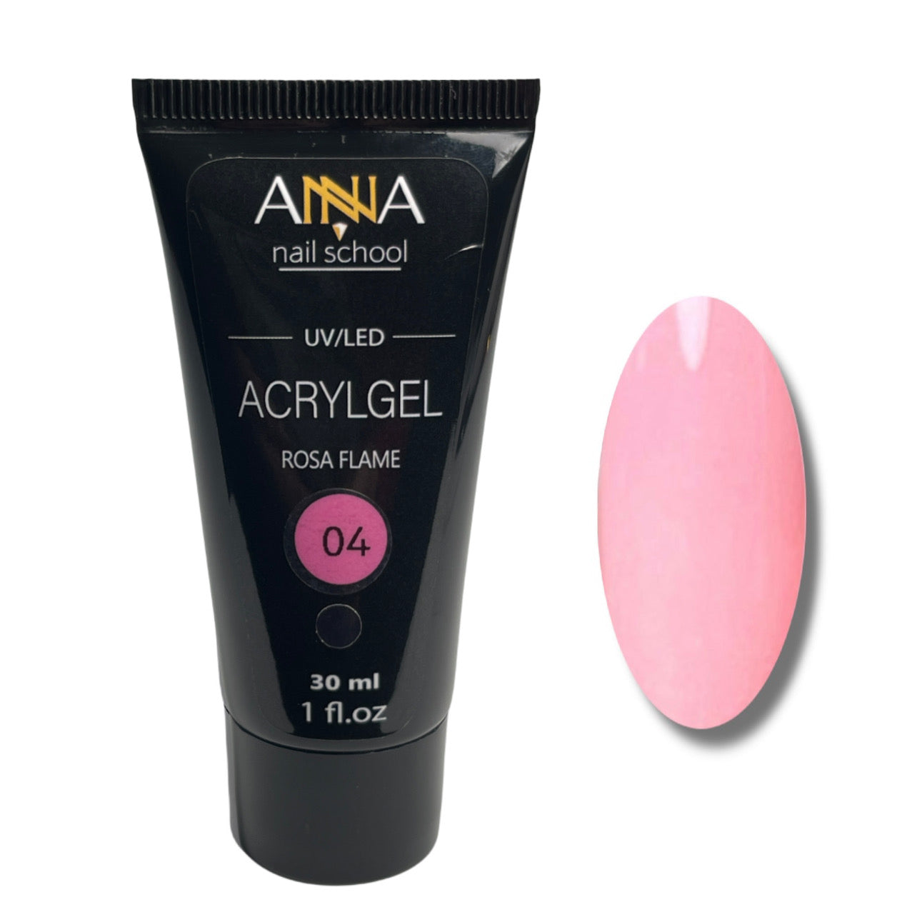 Acrylgel Rosa Flame n.4 30g.