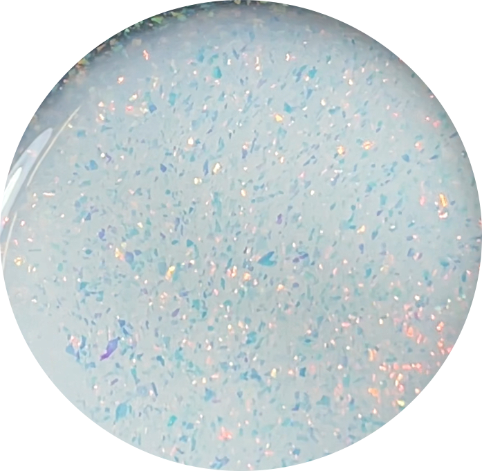 Builder gel Glitterato White 30ml.