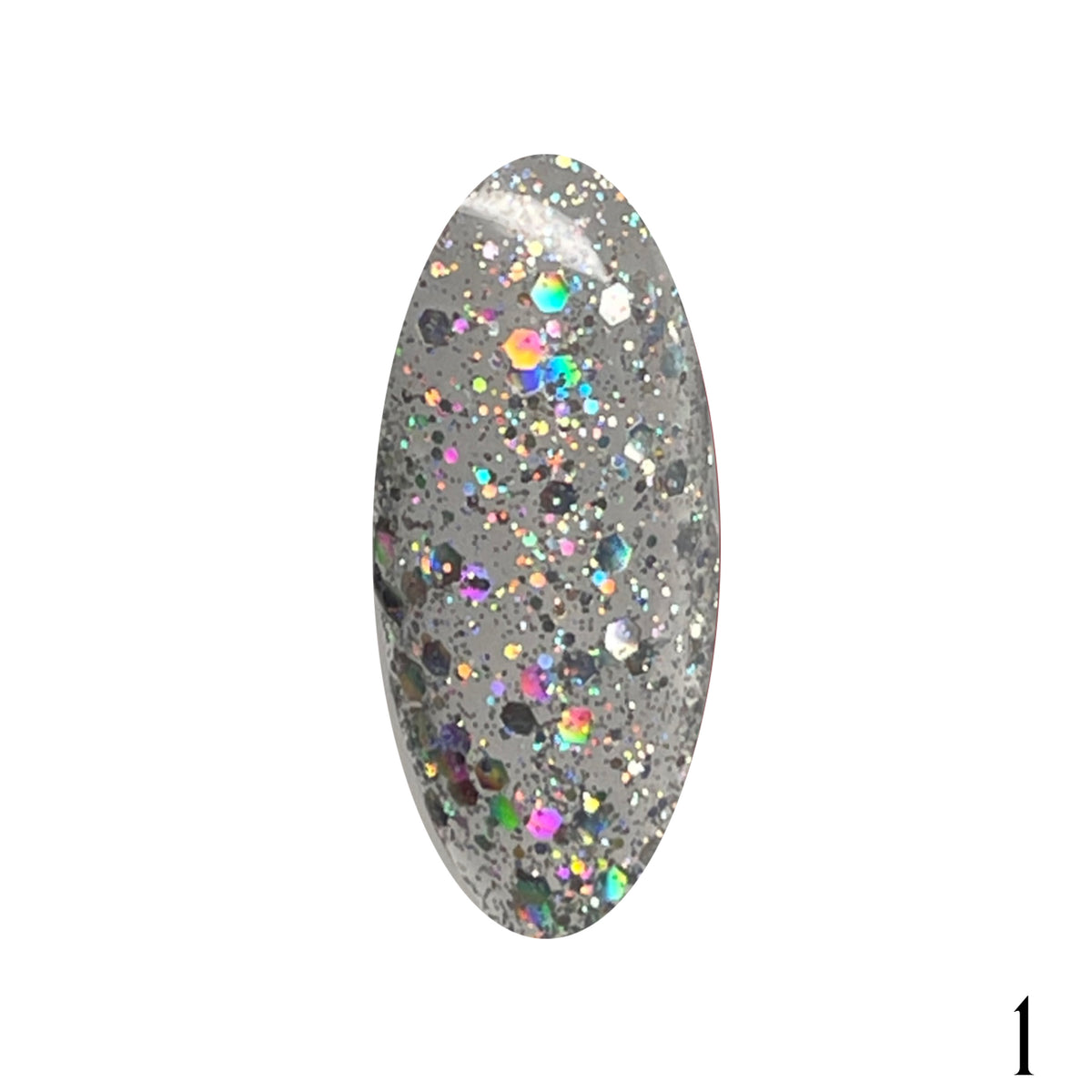 Gel Polish Glitter 15ml. n.1