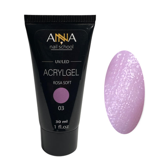 Acrylgel Rosa Soft n.3 30g.