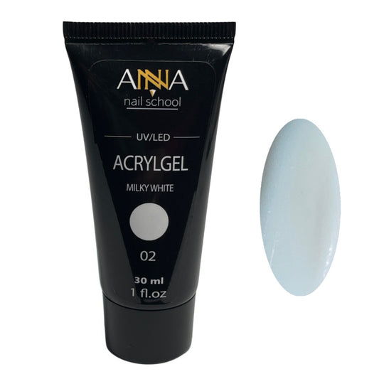 Acrylgel Milky White n.2 30g.