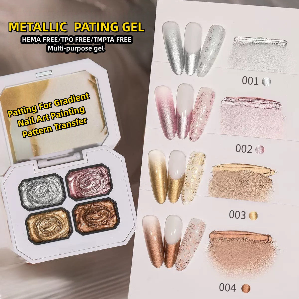 Gel Metallico Multiuso – Anna Nail School