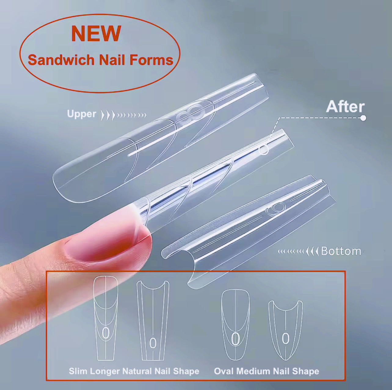 Sandwich Nail Forms