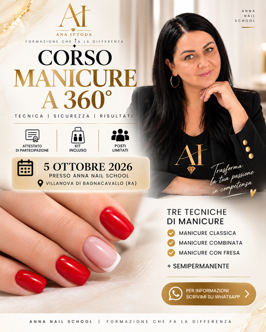 3 Tecniche di Manicure +Semipermanente + kit in presenza