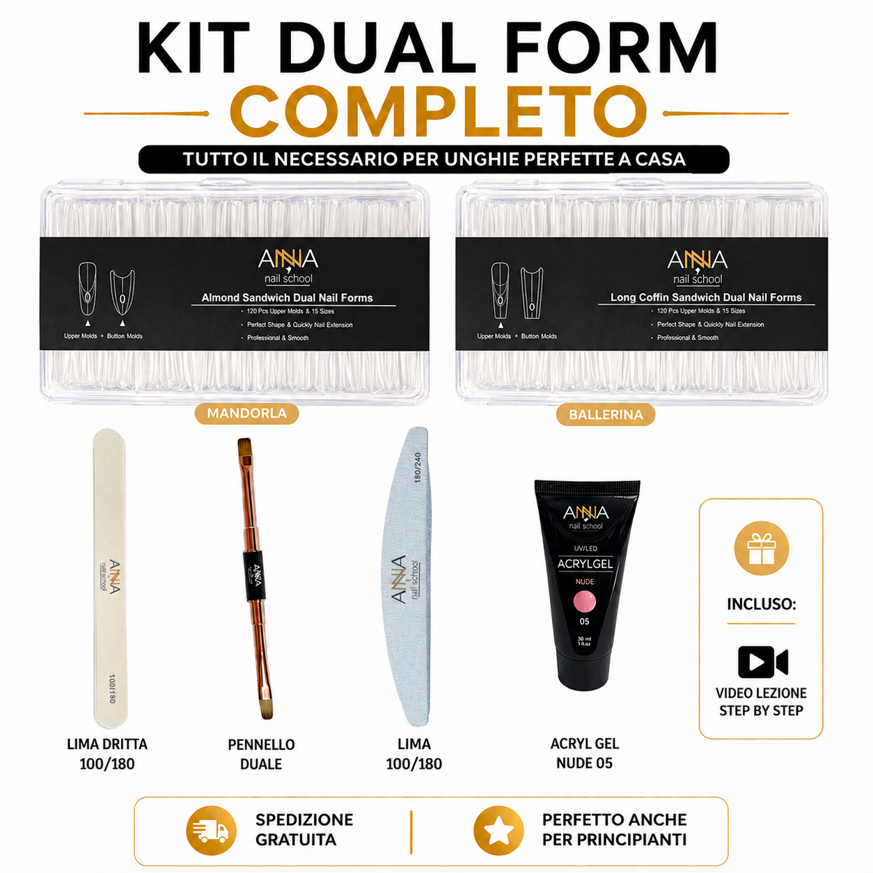 Kit Dual Form Sandwich – Unghie Perfette da Casa