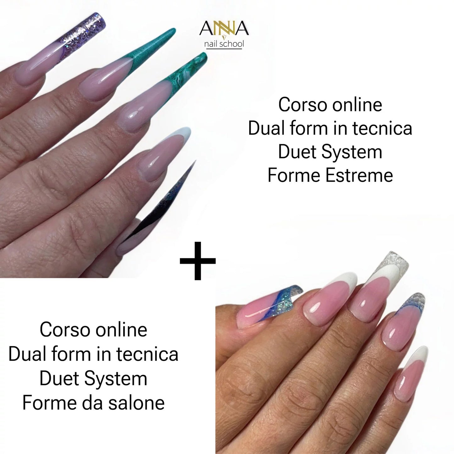 Corso Duet System Forme da Salone +Corso Duet System Forme Extreme + 2 kit in omaggio + Poly Gel e spedizione gratuita in tutta Italia se scegli pagamento alla consegna devi pagare un piccolo supplemento!