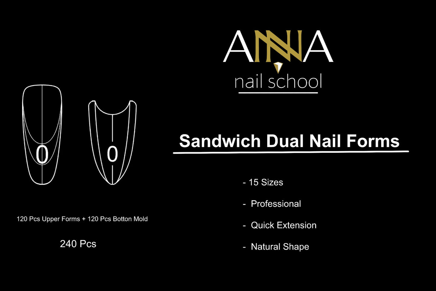 Sandwich Nail Forms