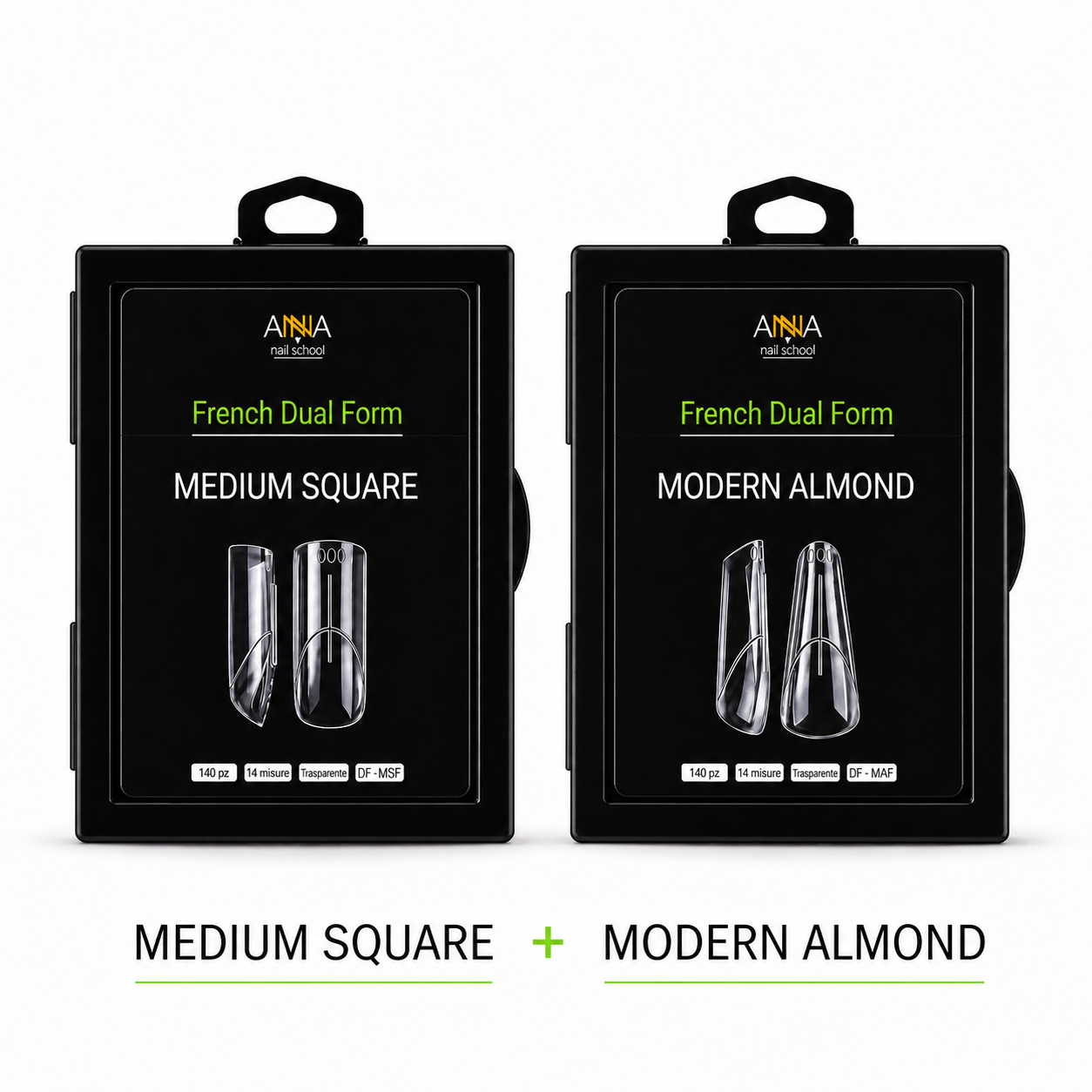 2 Kit French Dual Form – Medium Square + Modern Almond
