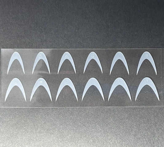 Guide di Silicone per dual form -Lunette  per dual form per creare i muretti da sogno