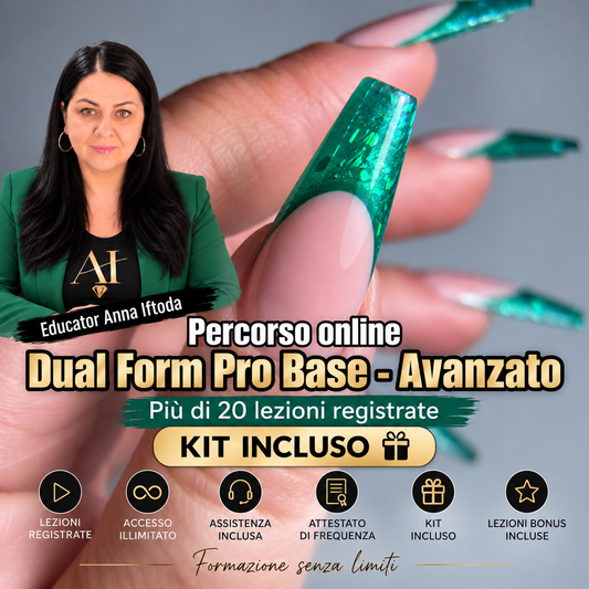 Percorso Online  Dual Form Pro Base- Avanzato - kit e assistenza inclusi -spedizione solo in italia